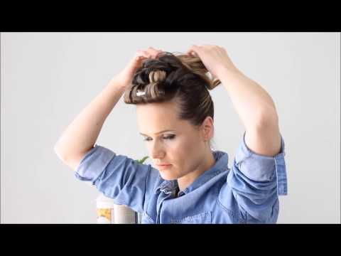 Jennifer Lopez pompadour tutorial