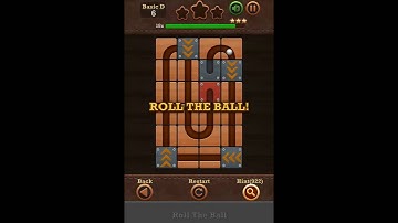 Roll The Ball Slide Puzzle 2 - Basic D Level 6 Walkthrough