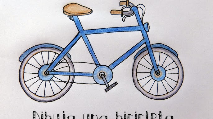 Cómo dibujar una bicicleta [Dibujo fácil☺] - thptnganamst.edu.vn