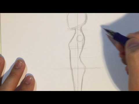 How To Draw Anime Girl Body Proportions Side View No Timelapse