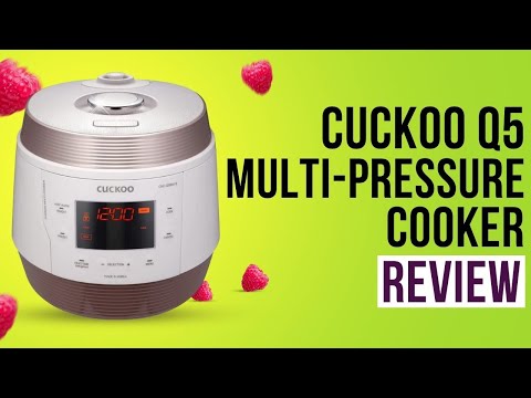 Cuckoo CMC-QSB501S, Q5 Premium Multi-Pressure Cooker 5 Quarts