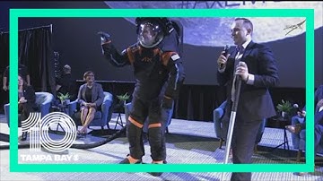 NASA unveils brand new spacesuits astronauts will wear for the Artemis moon mission