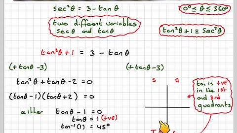 Solving a trigonometric equation using a Pythagorean identity