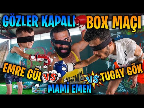 GÖZLERİMİZ KAPALI BOX MAÇI YAPTIK | EMRE GÜL VE TUGAY GÖK PERT OLDU