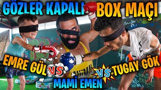 GÖZLERİMİZ KAPALI BOX MAÇI YAPTIK | EMRE GÜL VE TUGAY GÖK PERT OLDU