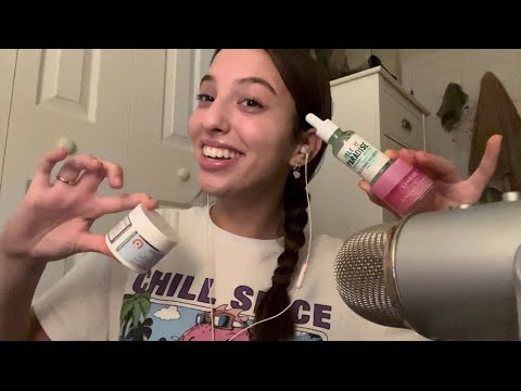 ASMR my skincare favorites 🪩