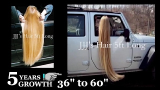 LONG HAIR WRANGLER! Long hair 5' long in this video!