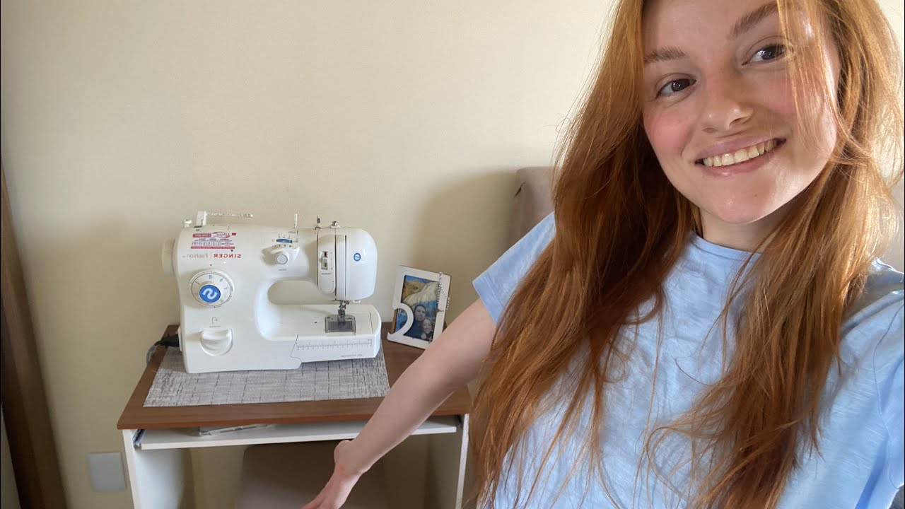 Realizei meu sonho de ter  um cantinho pra minha Máquina de Costura 🥹🧵🪡