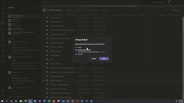 Open Teams documents in the Office desktop app directly