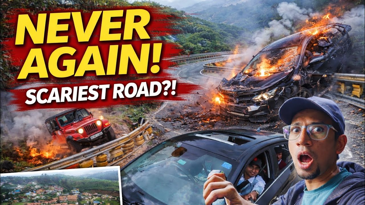 🤯Most dangerous road in Tamilnadu😱| Ooty series-8 | Luxury Stay in Ooty #smilingfeathers 