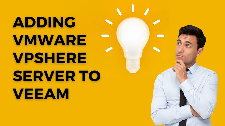 Adding Vmware Vsphere server to Veeam Backup & Replication