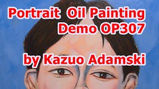 Oil painting  portrait day 1 op307-1 [LIVE]--  Déformer & Abstract & Expressionism