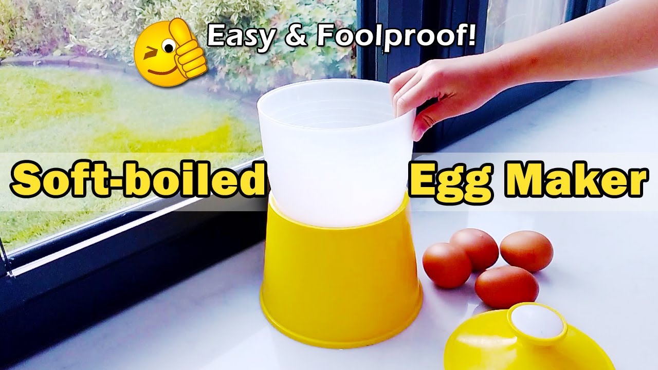 Foolproof Easy Soft Boiled Eggs with Soft Boiled Egg Maker 