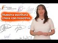 Nuestra escritura crece y madura con nosotros