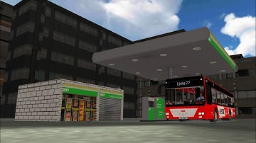 [Proton Bus Simulator] KMB Alexander Dennis Enviro 500 MMC Red Facelift mod Uipe Rt. 77-02 Gameplay