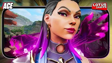 VALORANT Mobile New English Beta - LOTUS Map 🔥 Reyna - ACE Gameplay Clip 👀