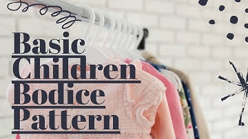 [NEW] HOW TO DRAFT BASIC CHILDREN BODICE PATTERN (SIZE 1)