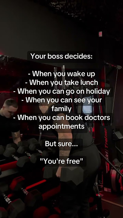 YOU’RE NOT FREE