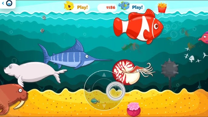 Play Fish eat fish (3 player) game free online