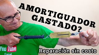 Como REPARAR AMORTIGUADOR de lavadora  SOLO CON UN PEDAZO DE CARTON !!!