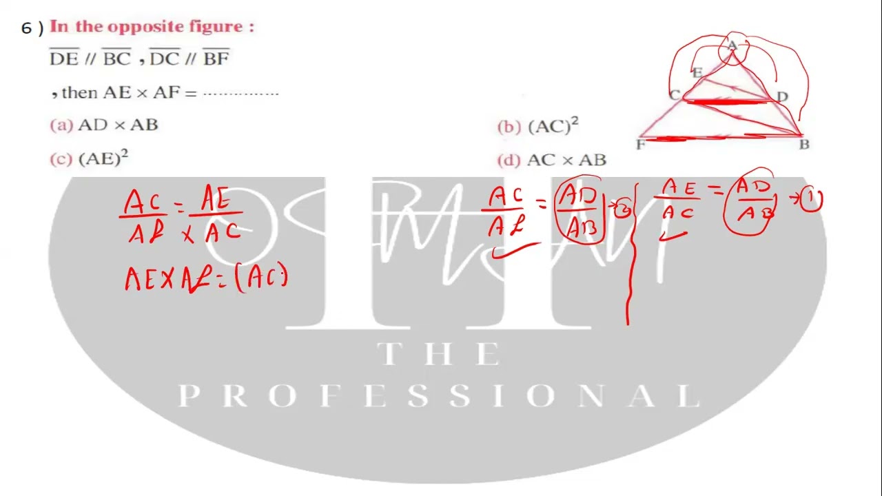 lesson 5 geometry sec 1 parallel lines and proportional parts