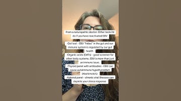 Tests for chronic EBV #ebv #chronicillness #chronicfatigue #chronicfatiguesyndrome #fibromyalgia