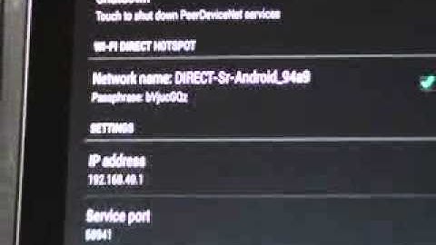 PeerDeviceNet - how to create wifi direct hotspot to connect devices