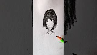 Beginner Chinese Hair Tutorial You NEED 🤯 #art #foryou #drawing #tutorial #shorts #howtodraw #fyp