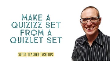 Make a Quizizz Set From a Quizlet Set