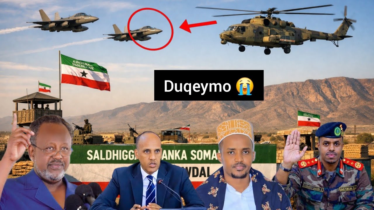 Diyaradaha Jabuti oo Ku Sigtey in Ay duqeyaan Ciidanka Somaliland B.burmadow oo samaron Hub Siyey.