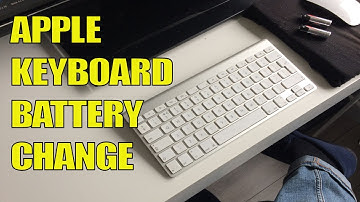 How to replace the batteries on an Apple Keyboard