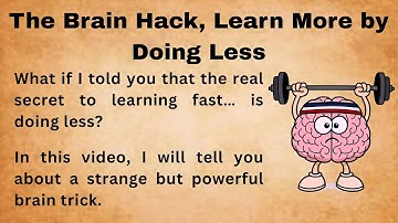 The English Brain Hack Learn More by Doing Less || Think and Talk in English
