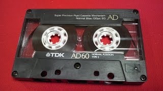 TDK New AD ver.4 Normal Position TypeⅠ カセットテープ 昭和 Retro Vintage Compact Cassette Collection