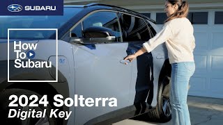Subaru Solterra | How-To Set Up Digital Key (2024) by Subaru 1,495 views 1 month ago 1 minute, 39 seconds