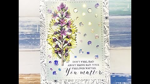 ScrappyScrappy - Easy Sequins Card
