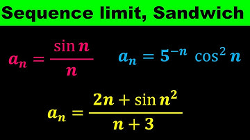 Finding limit of Sequences using Squeeze or Sandwich Theorem - Sequences