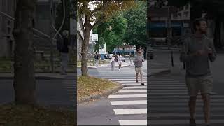 Pedestres dentro da lei #braga #ruasdebraga #portugal #viajeabraga #conheçabraga