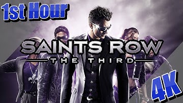 Saints Row The Third - 1st Hour 4k 60fps - No Commentary