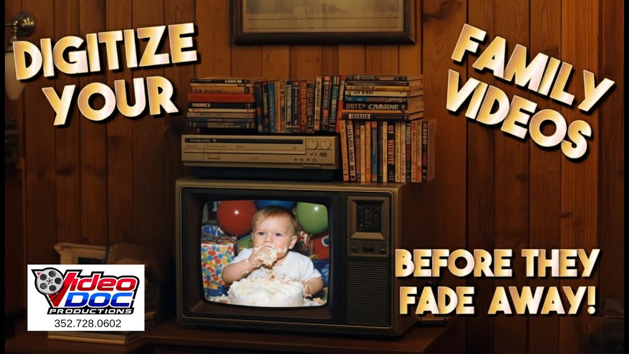 Video Tape memories won't last forever! Preserve them today!