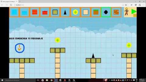 construct2 juego estilo mario maker