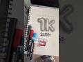 Drawing 1K 🎉 #art #shorts #1ksubscribers
