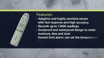 BESANTEK BST-DL09 Single-Use USB PDF Temperature And Humidity DataLogger
