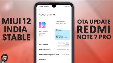 [OTA] MIUI 12.0.1.0 INDIA Stable Update for Redmi Note 7 Pro | MIUI 12 Android 10 OTA Update