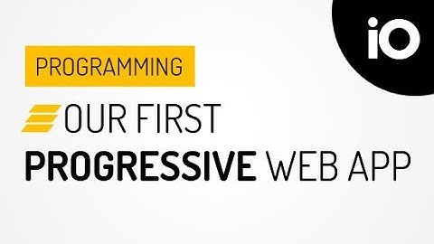 Creating Our First PWA - Progressive Web App [Urdu/Hindi]