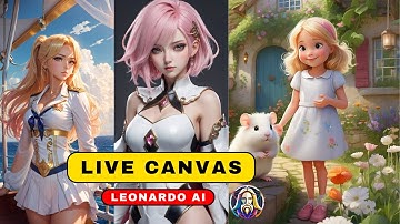 How to use LIVE CANVAS with Leonardo AI | Live Drawing | Leonardo AI