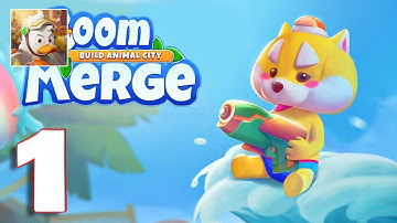 Boom Merge : Build Animal City - Gameplay Walkthrough Part 1 (iOS, Android)
