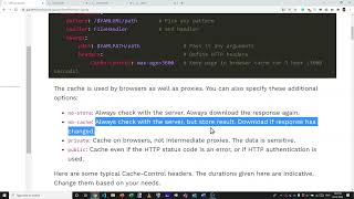 Gramex Caching Tutorial 1 Browser Caching