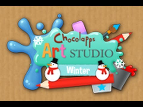 Chocolapps Art Studio - Drawing and coloring game for kids on iPad and Android tablets - Chocolapps