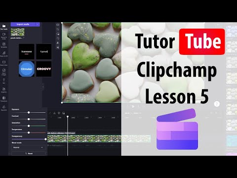 Clipchamp Tutorial - Lesson 5 - Clip Fade in and Out
