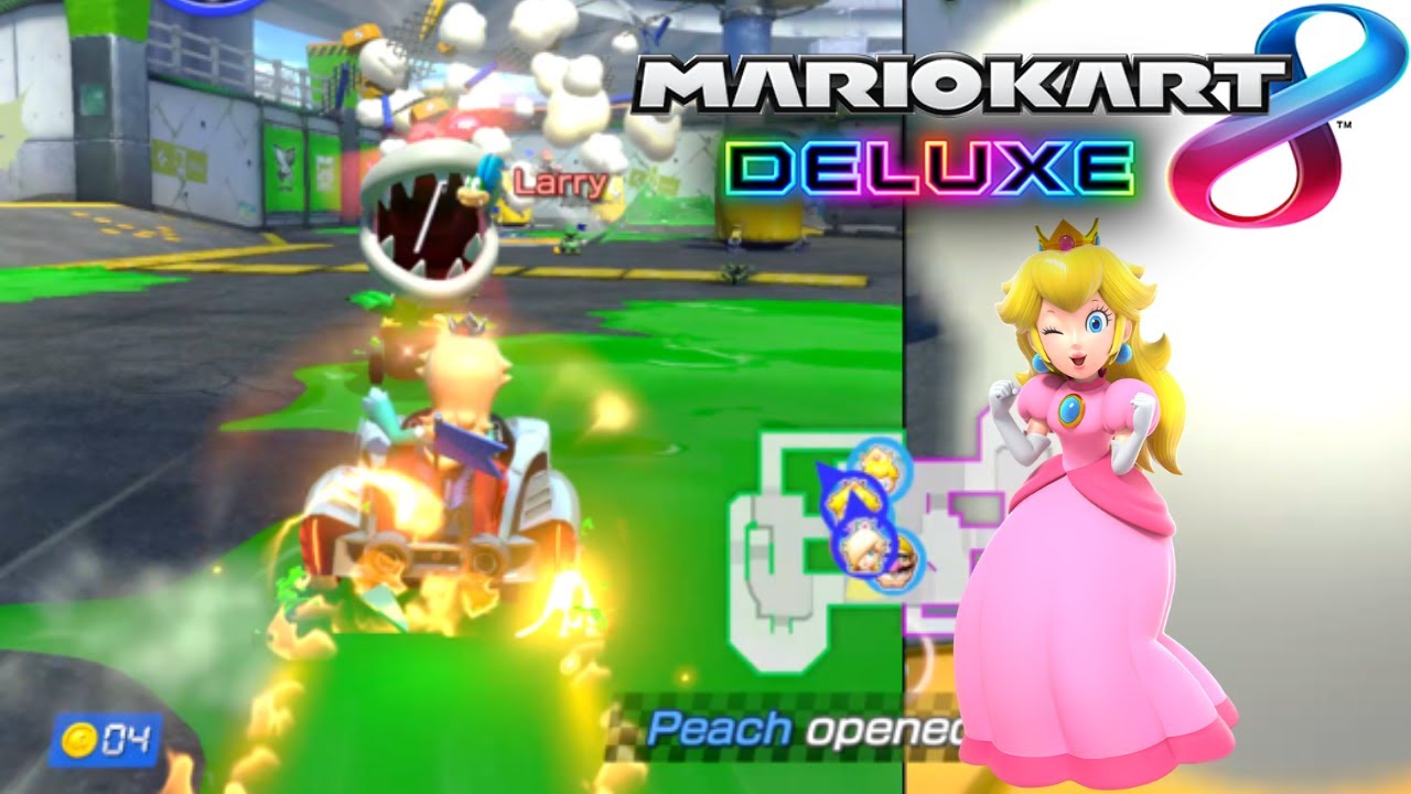 Mario Kart 8 Renegade Roundup as Rosalina and Peach
